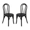 Flash Furniture Betsy Commercial Grade Black Thonet Style Solid Wood Stackable Dining Chair, 2PK 2-ZH-8003A-BLK-GG - alternate 1